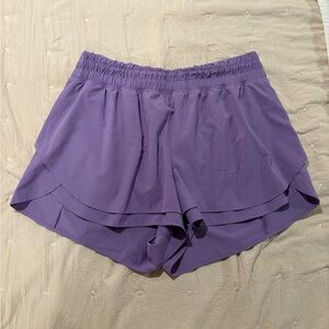 Vibrant Purple Women's Athletic Shorts